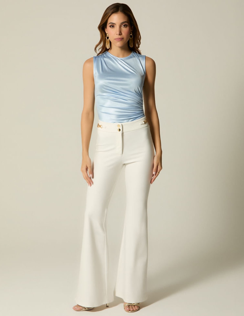 Body cuello redondo para mujer 4