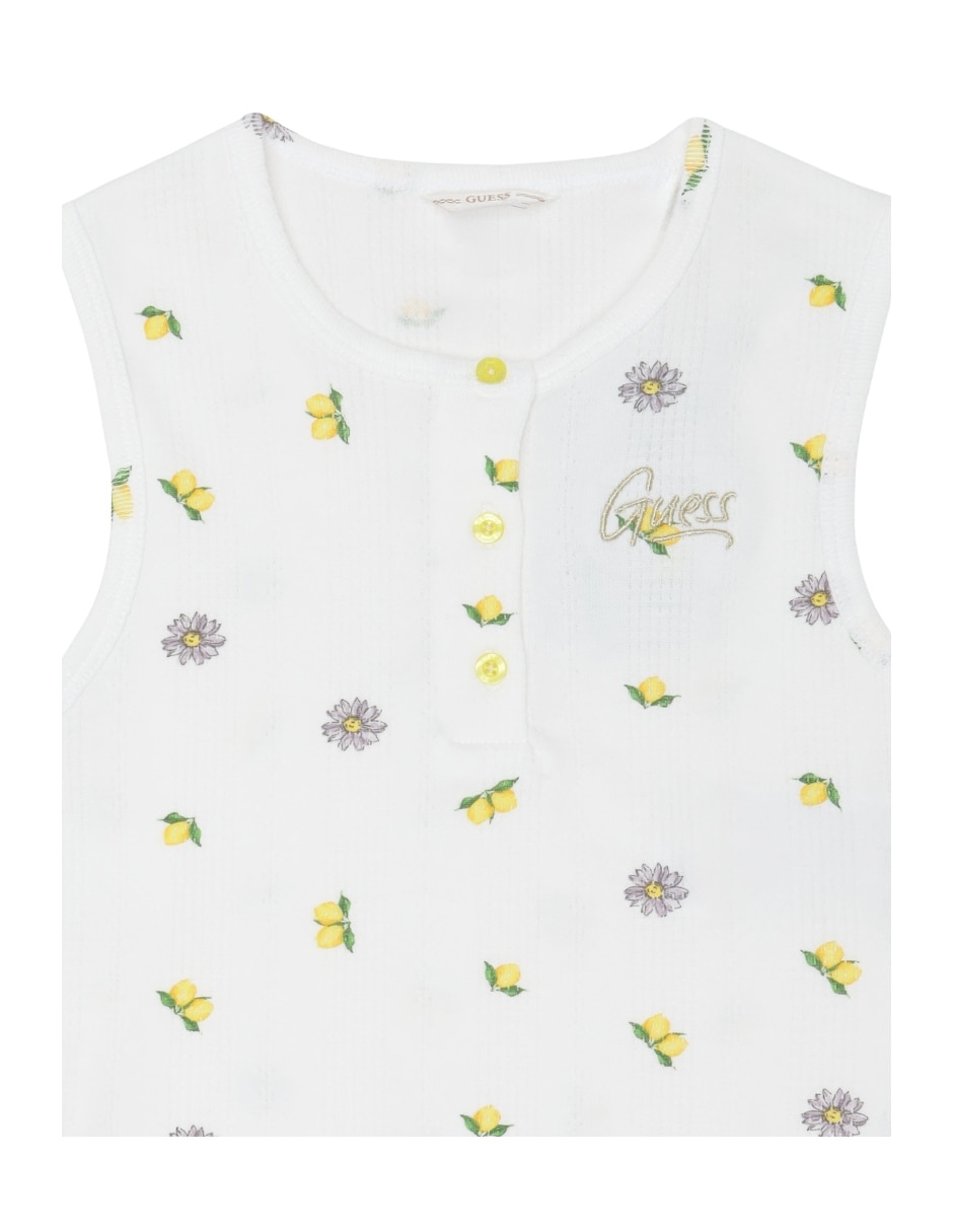 Blusa guess kids flor para infantil niña 4
