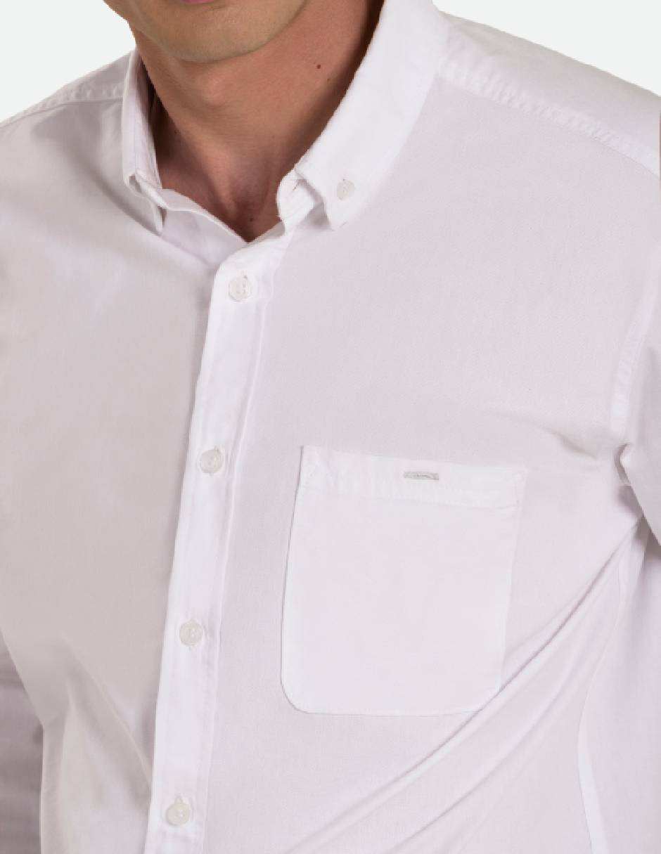 Camisa casual de algodón manga larga para hombre 5