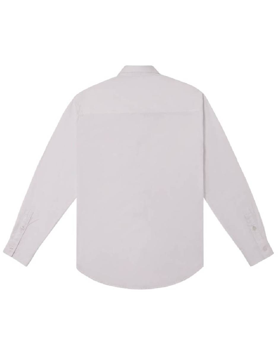 Camisa casual de algodón manga larga para hombre 6
