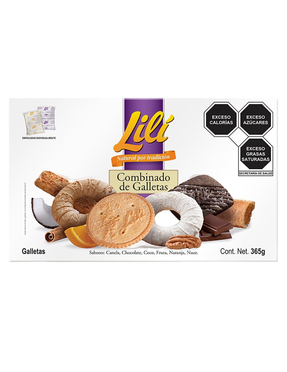 Galletas de diferentes sabores lili natural por la tradición 1