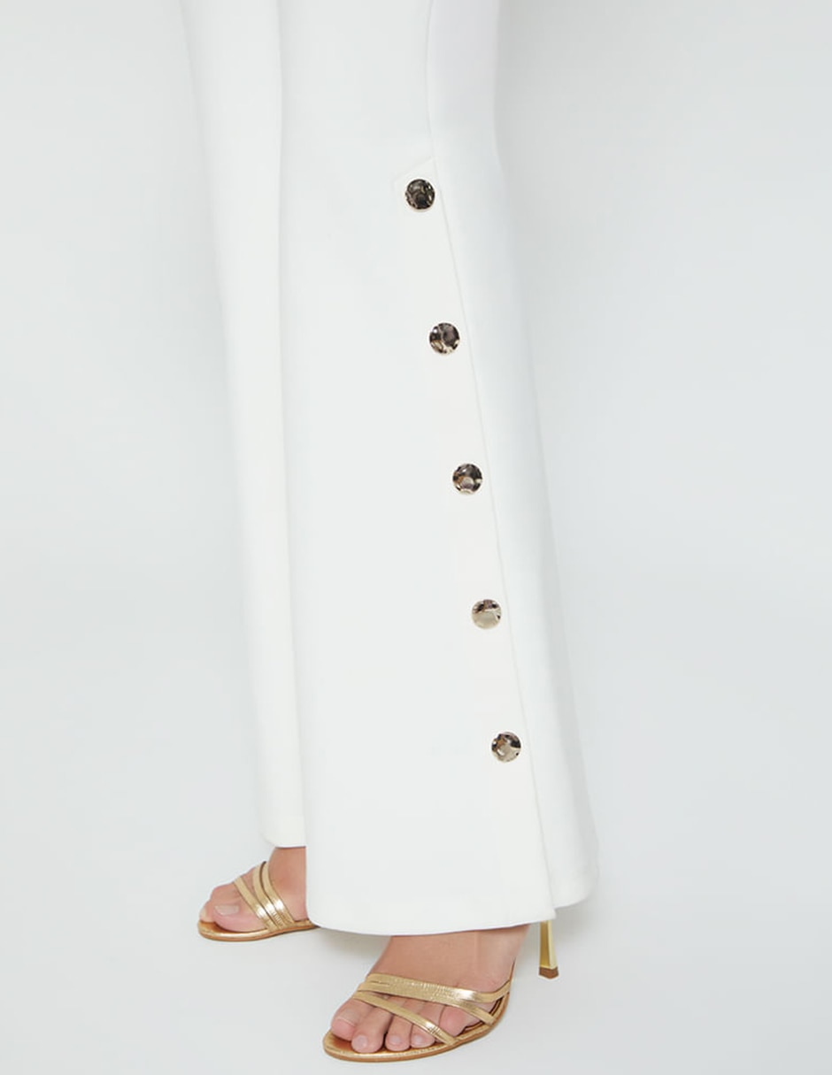 Pantalón relaxed acampanado para mujer 5