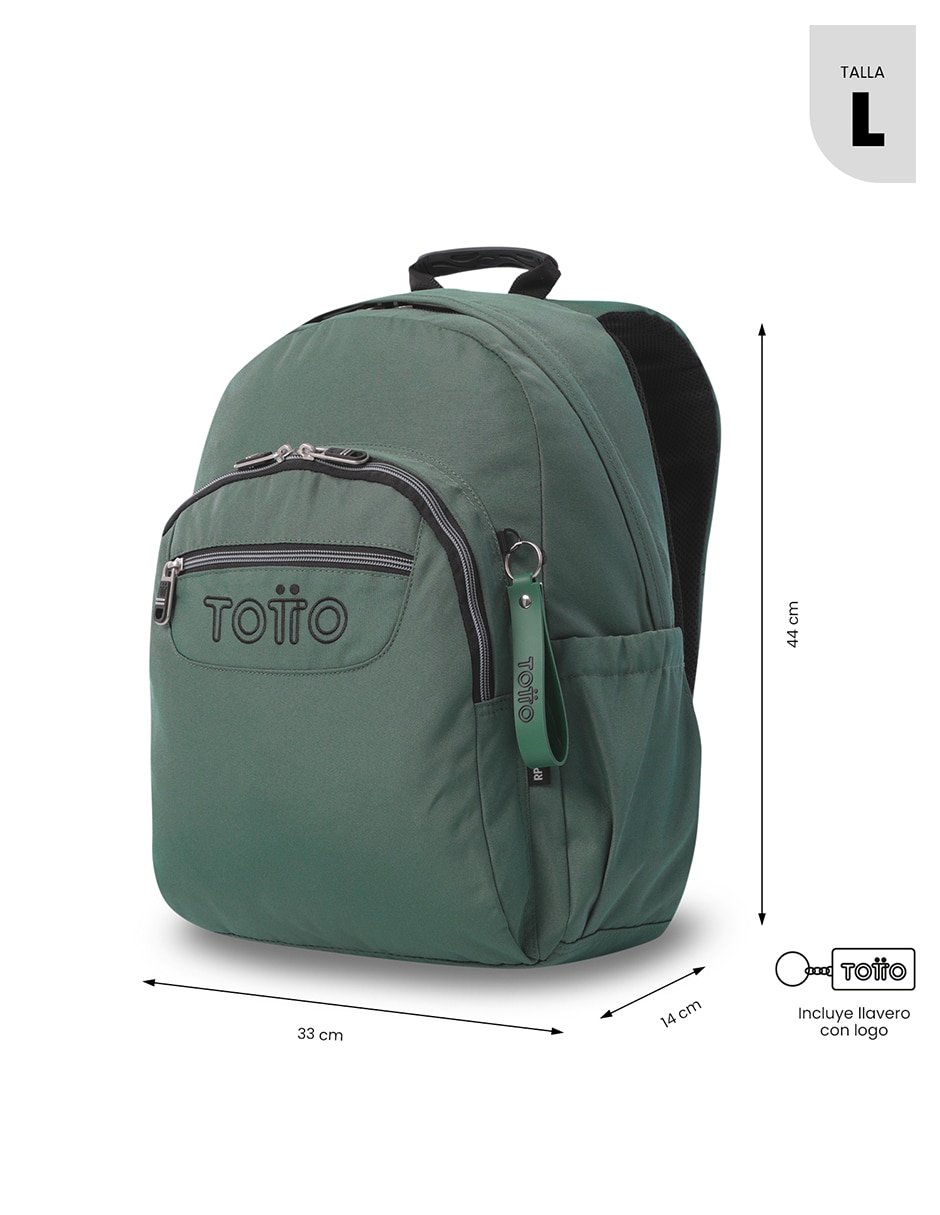 Mochila con portalaptop Acuarela Ecole Solid impermeable unisex 7