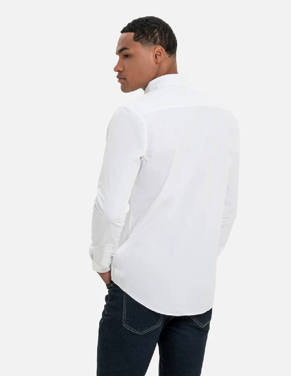 Camisa casual de algodón manga larga para hombre 3