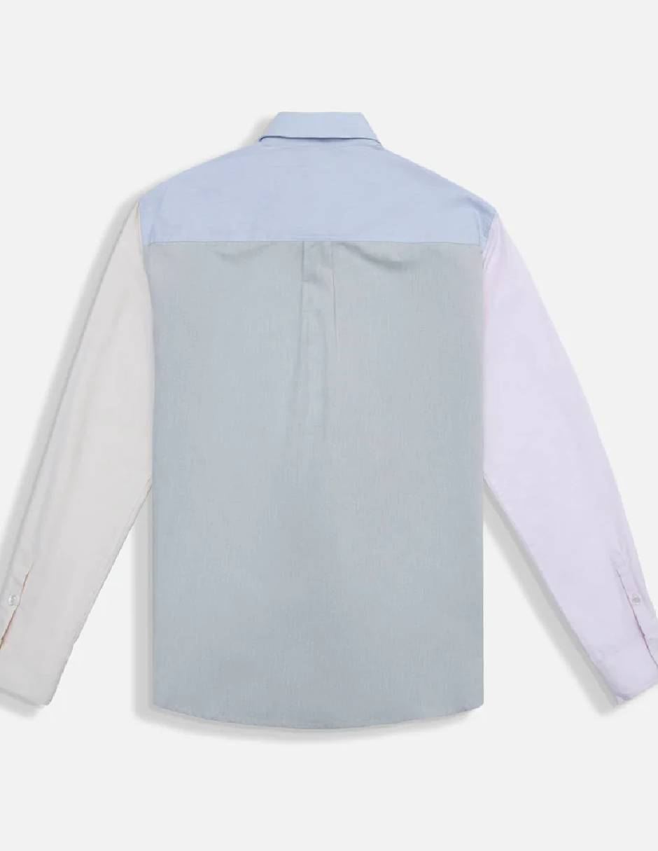 Camisa casual de algodón manga larga para hombre 4