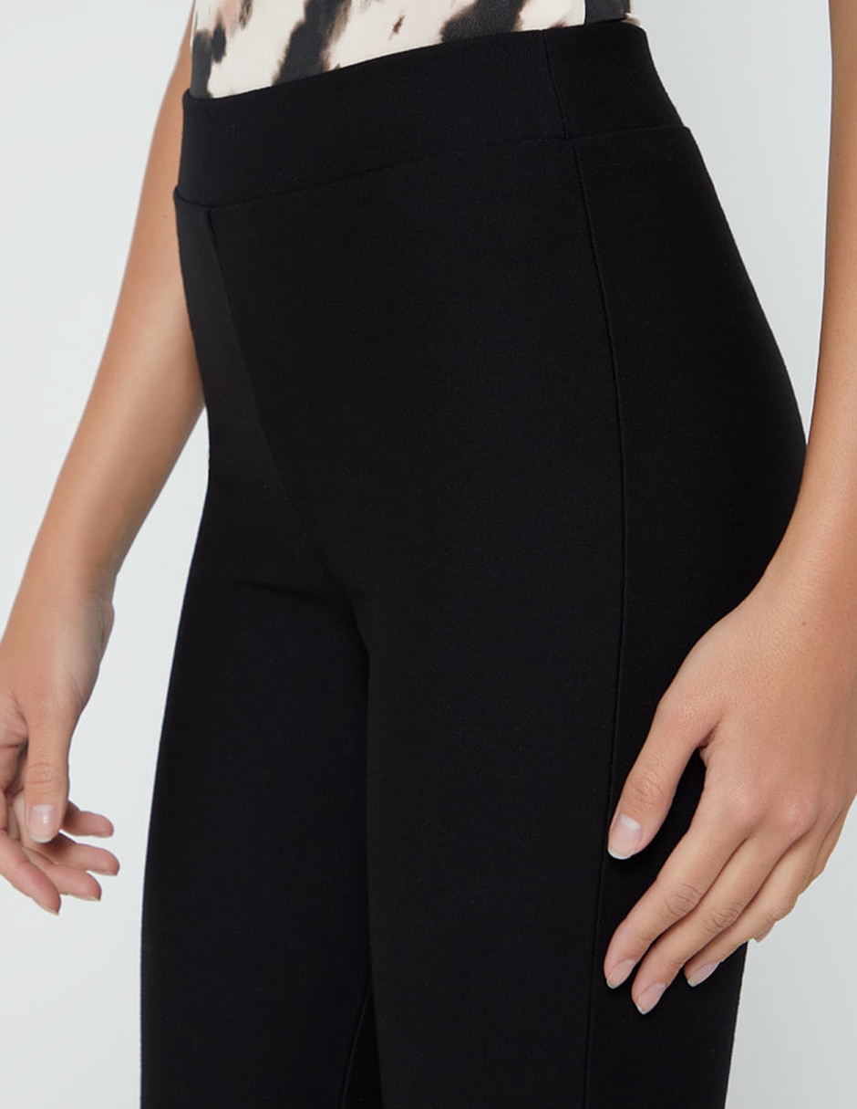Pantalón relaxed studio f acampanado para mujer