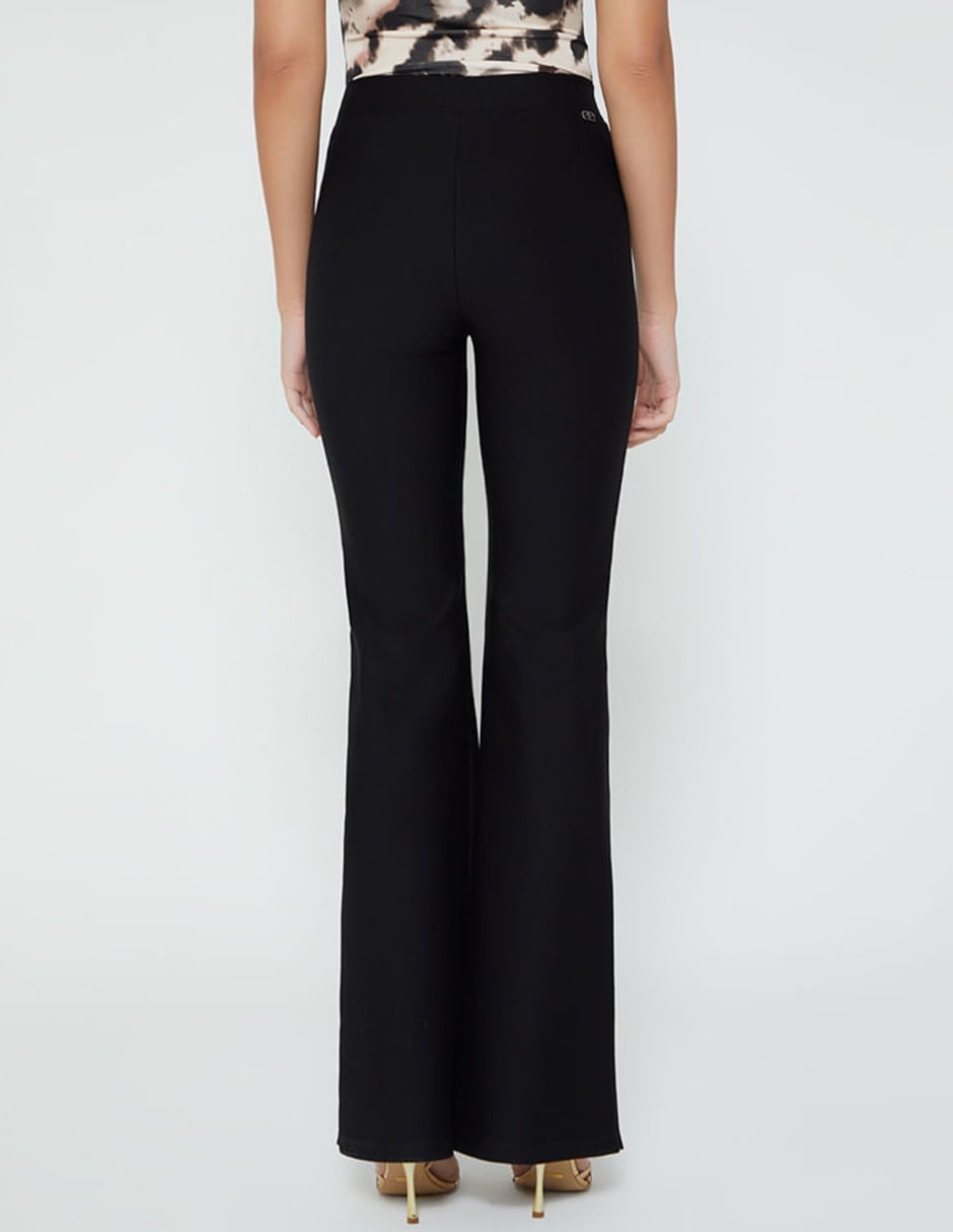 Pantalón relaxed studio f acampanado para mujer
