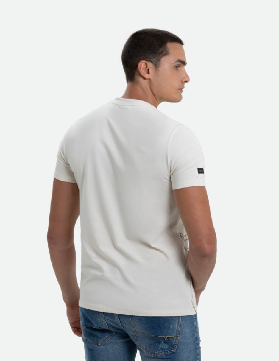 Playera cuello redondo para hombre 6