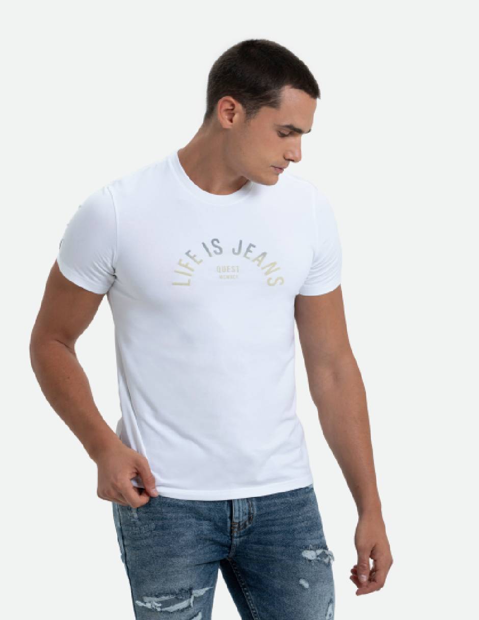 Playera cuello redondo para hombre Playera cuello redondo para hombre
