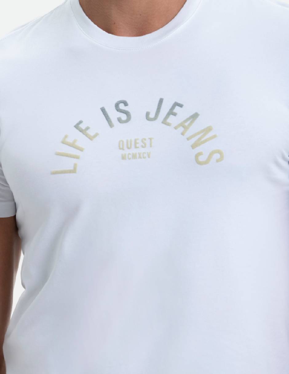 Playera cuello redondo para hombre 2