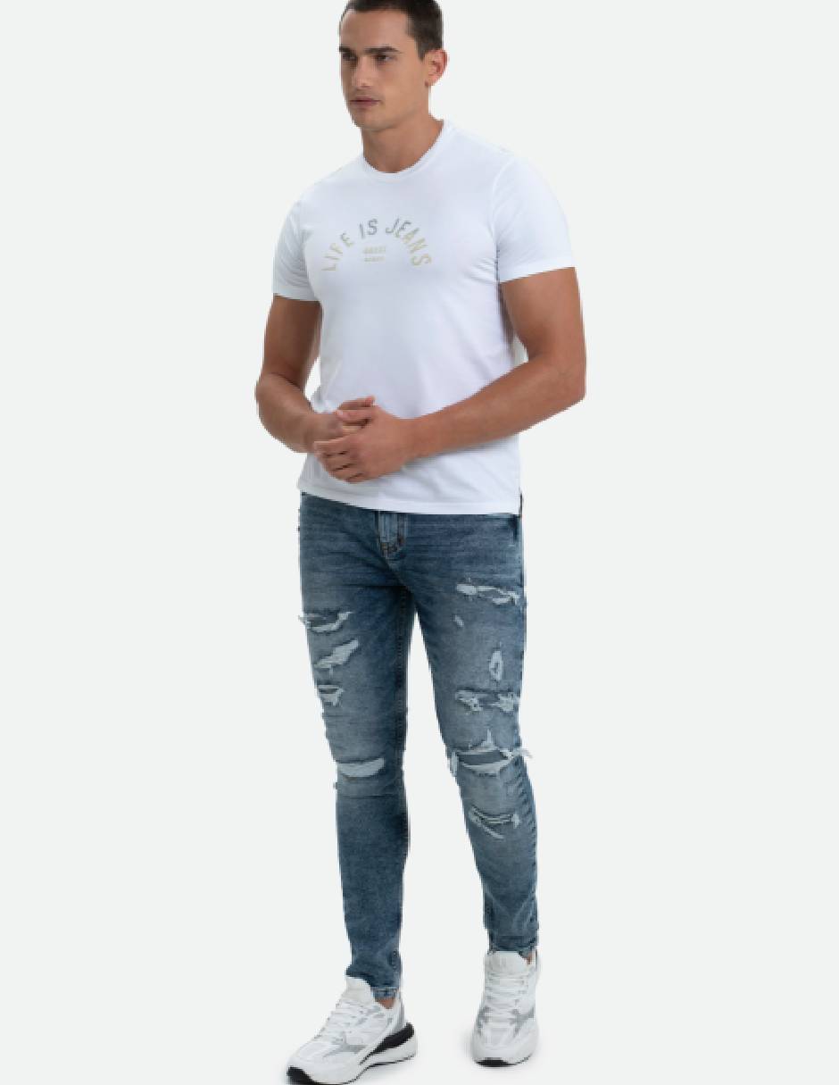 Playera cuello redondo para hombre 5
