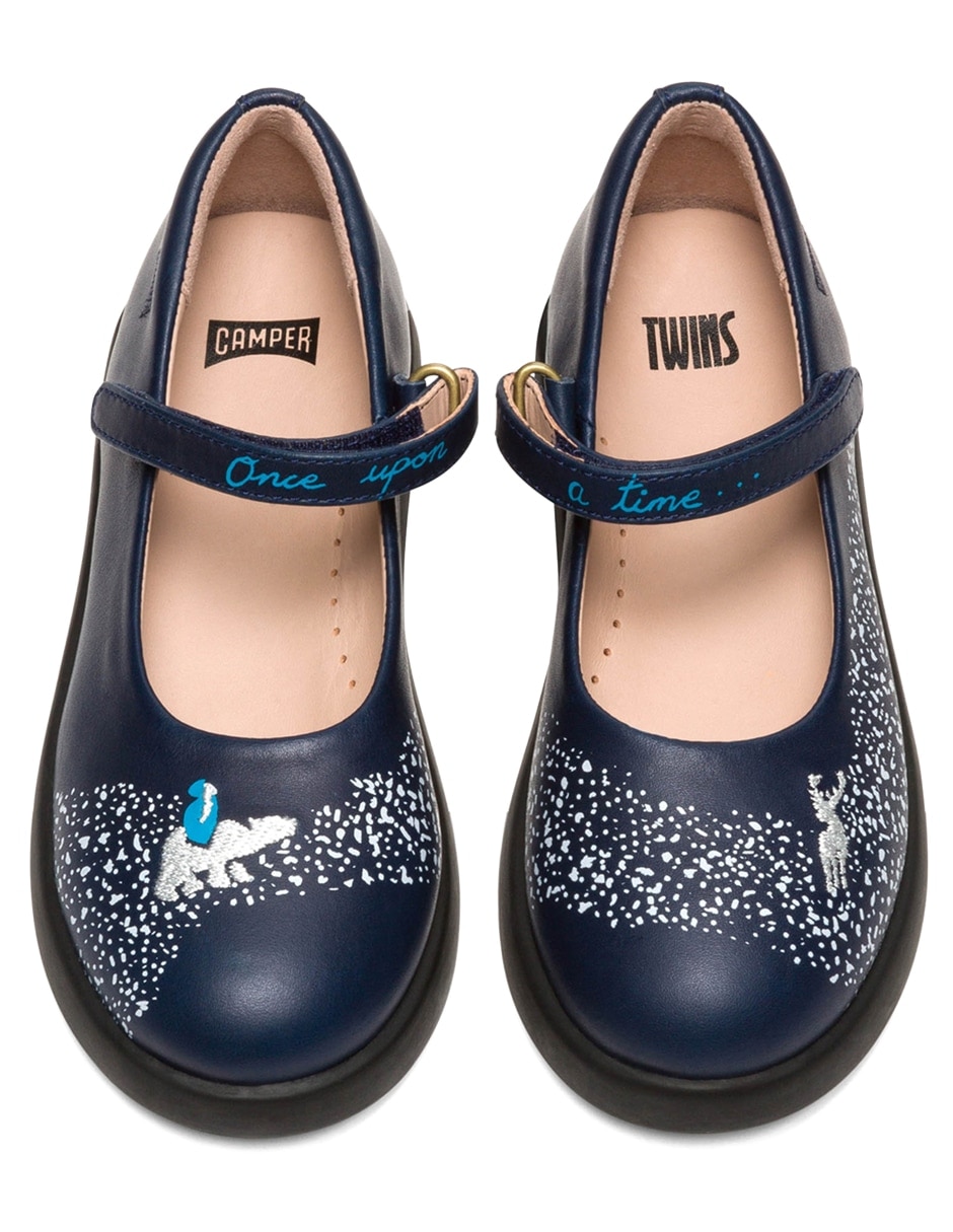 Zapato camper tws de piel para infantil niña