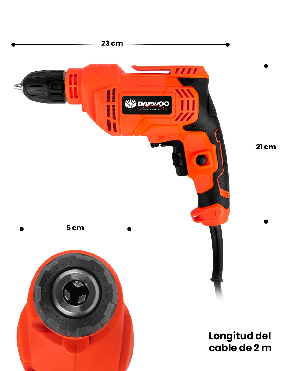 Taladro Daewoo daed4506 de 110-120 v