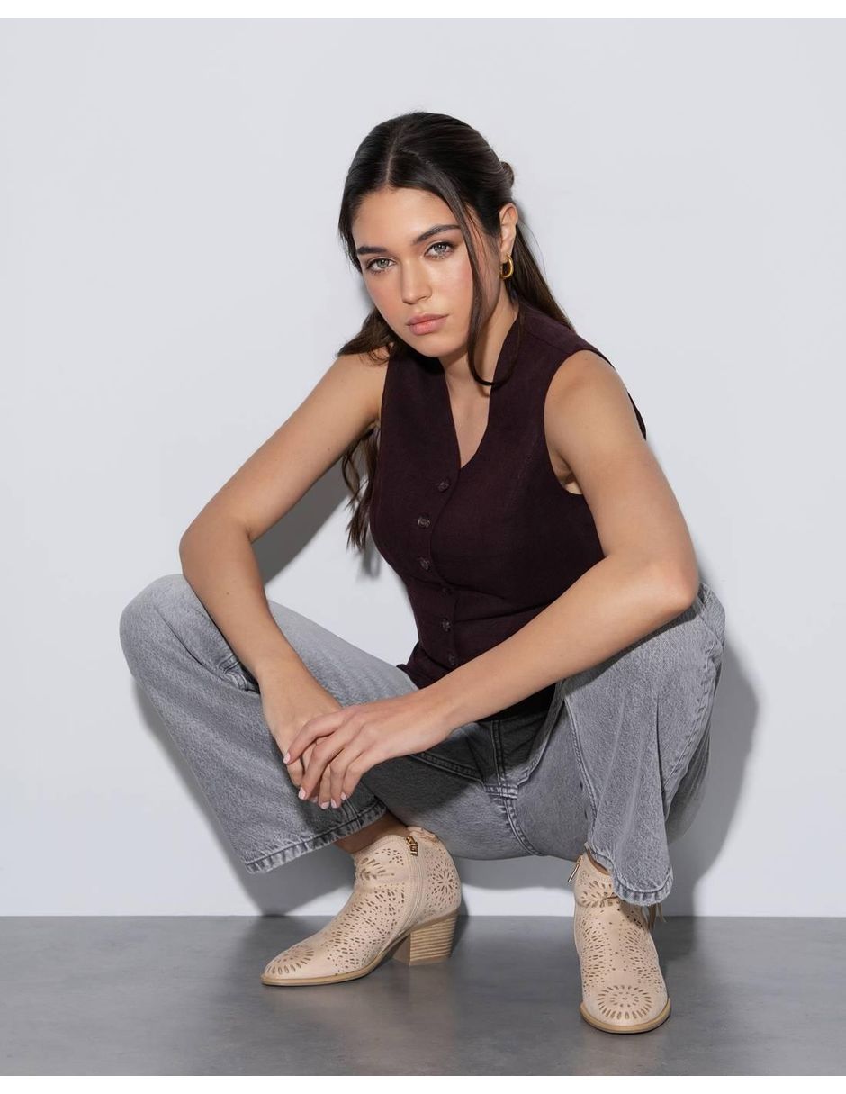 Bota media pierna para mujer 6