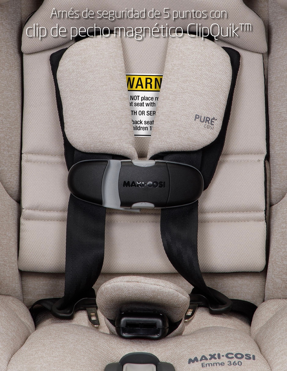 Autoasiento convertible compatible con Latch Emme 360 8