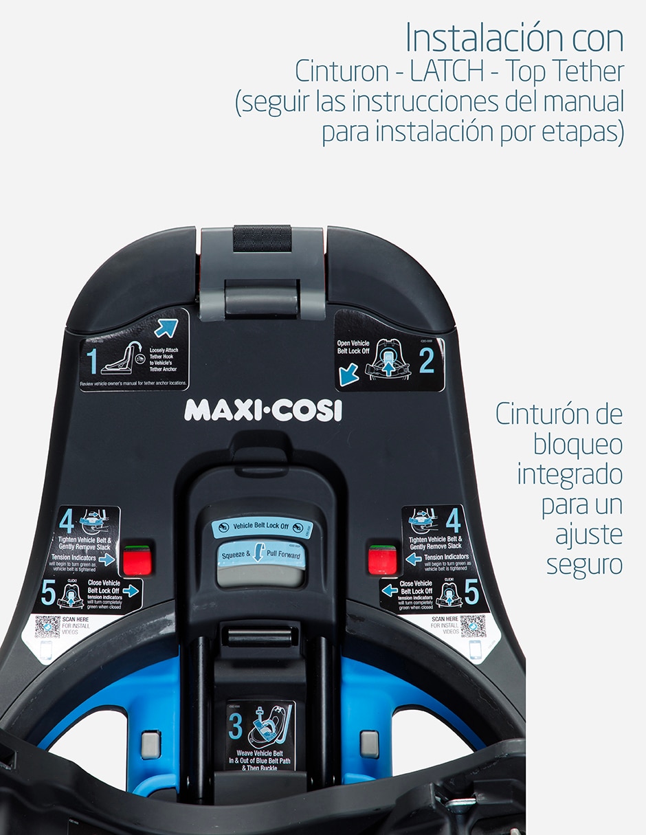 Autoasiento convertible Maxi Cosi compatible con Latch Emme 360
