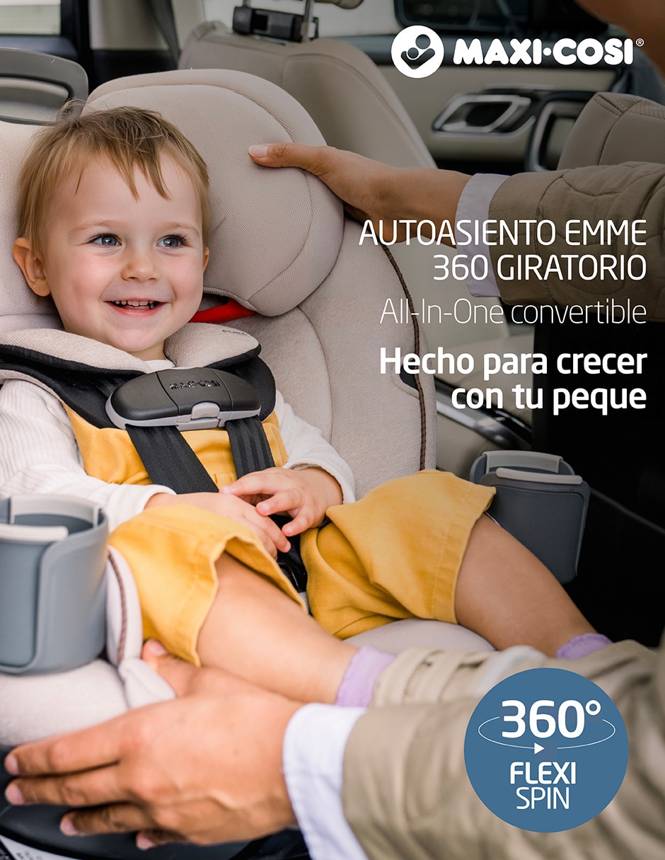 Autoasiento convertible Maxi Cosi compatible con Latch Emme 360