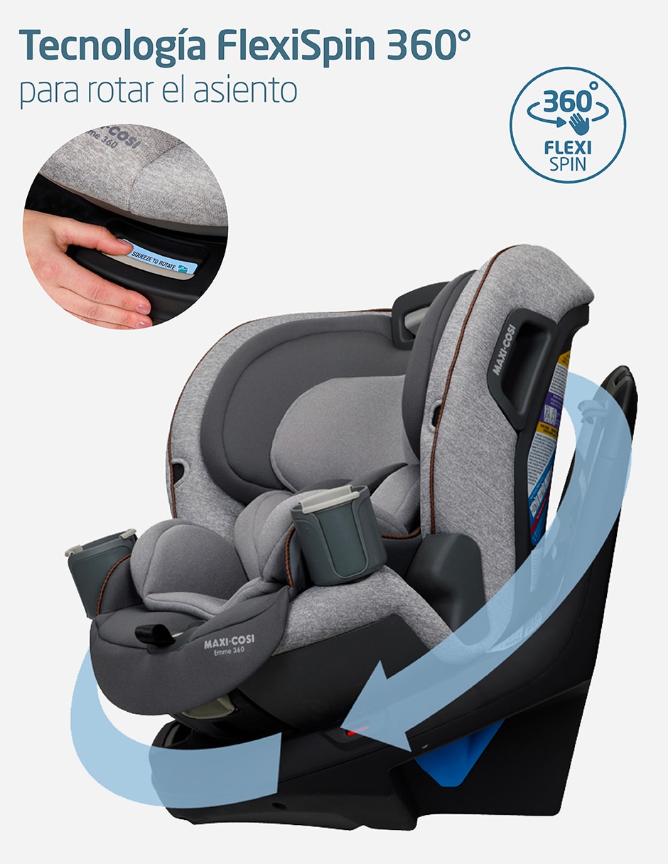 Autoasiento convertible Maxi Cosi compatible con Latch Emme 360
