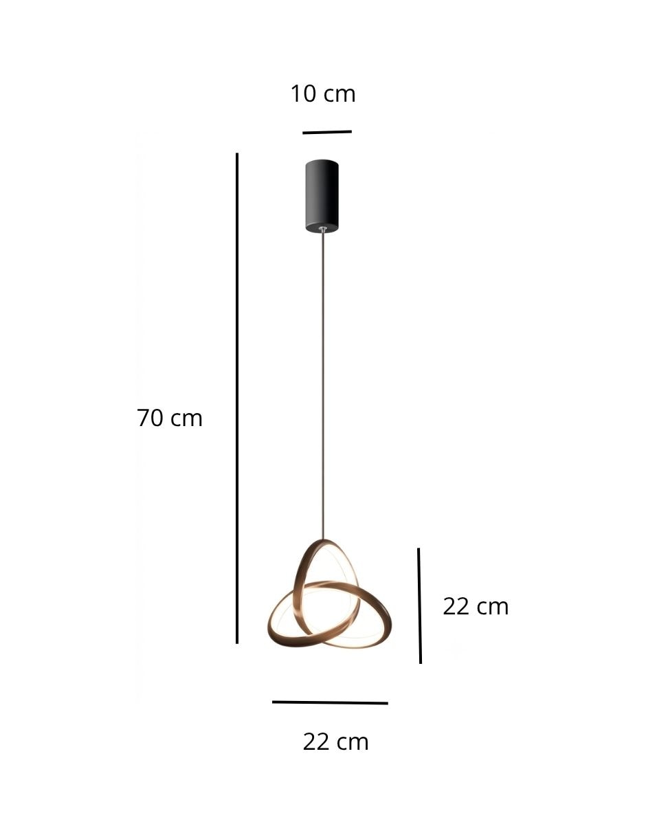 Candil Luz Vic forma irregular 3