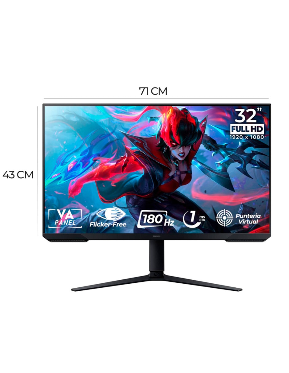 Monitor gamer lS32DG300ELXZX VA Full HD 32 pulgadas 7