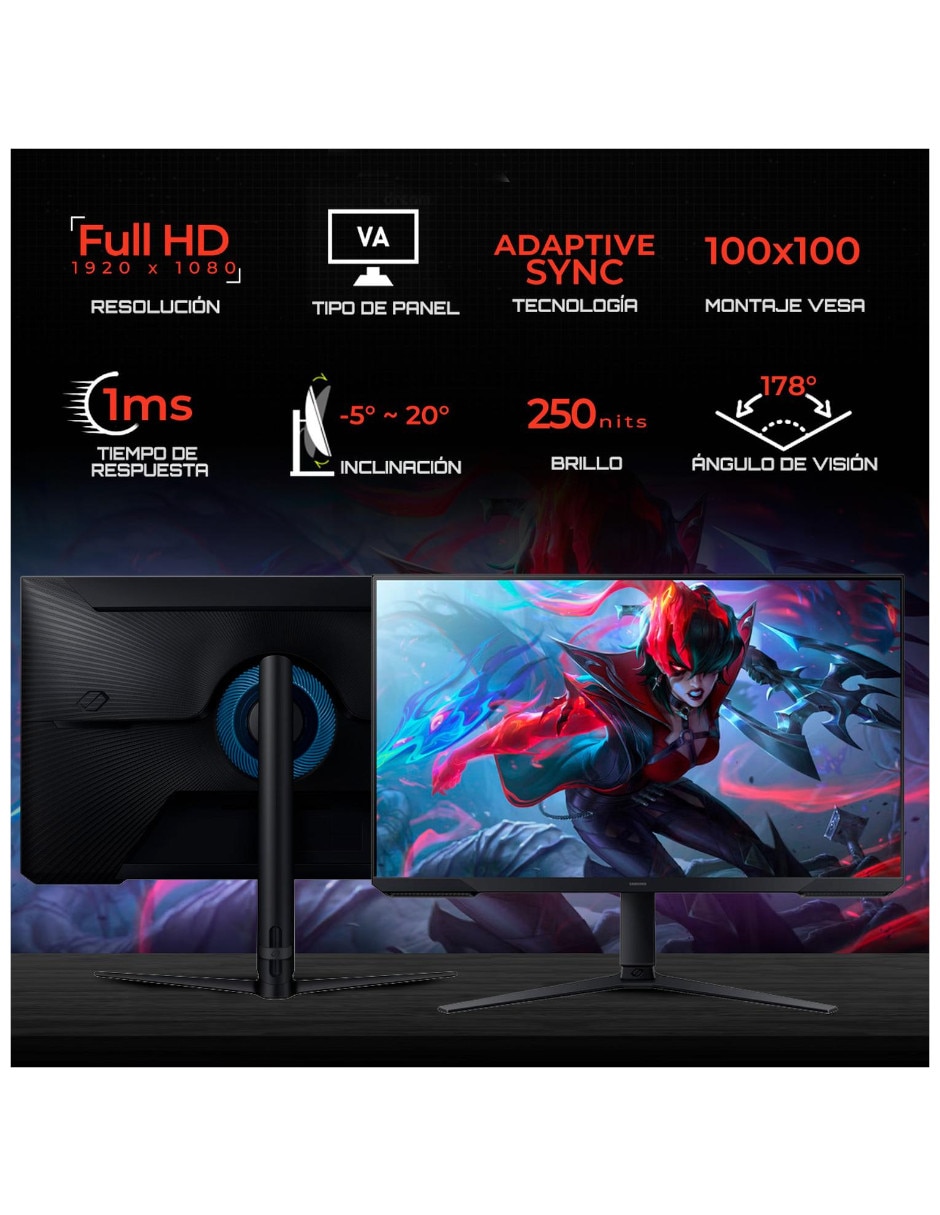 Monitor gamer lS32DG300ELXZX VA Full HD 32 pulgadas 2