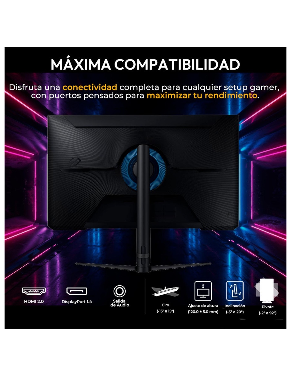 Monitor gamer lS32DG300ELXZX VA Full HD 32 pulgadas 4