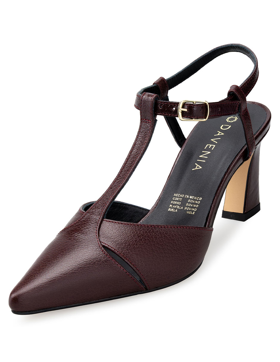Zapatilla piel davenia