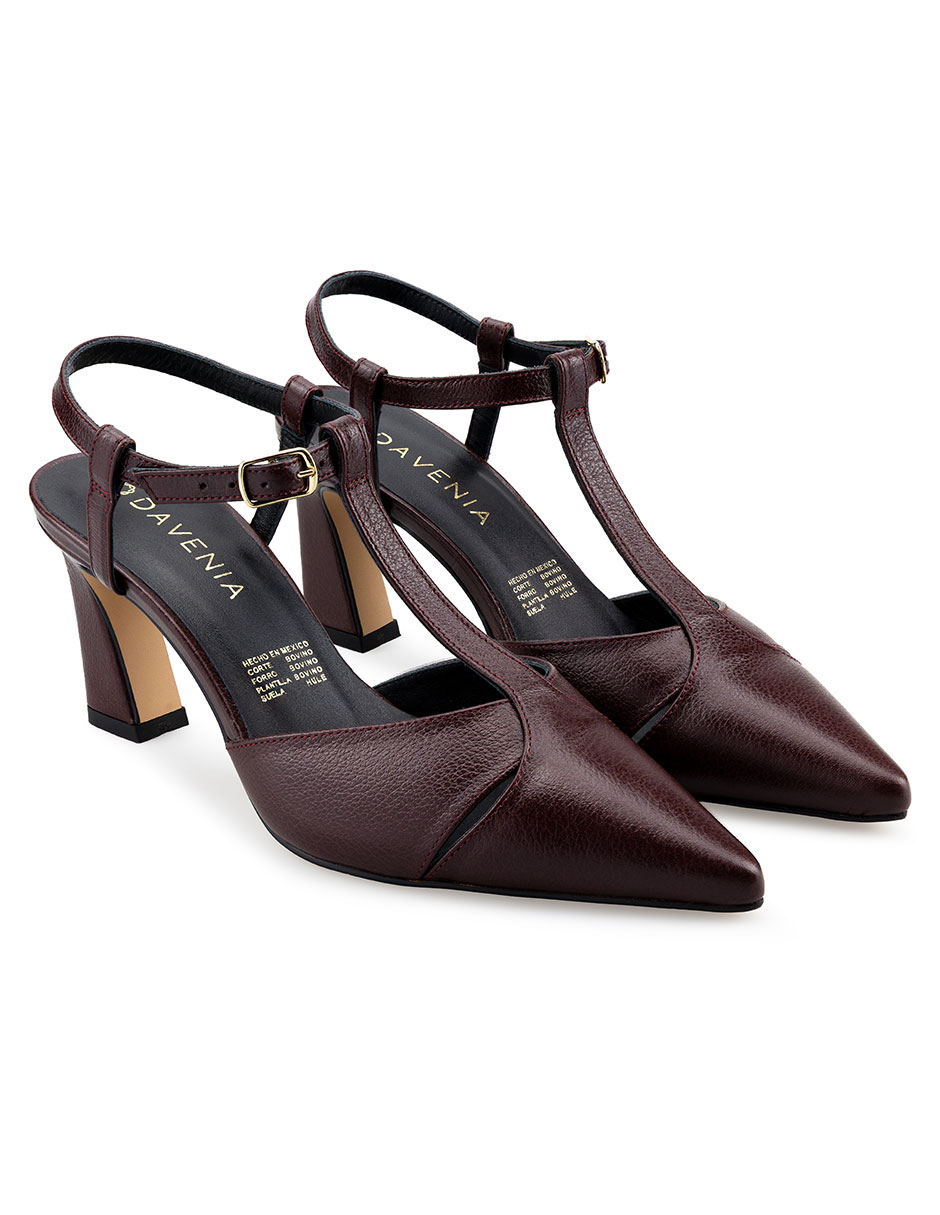 Zapatilla piel davenia