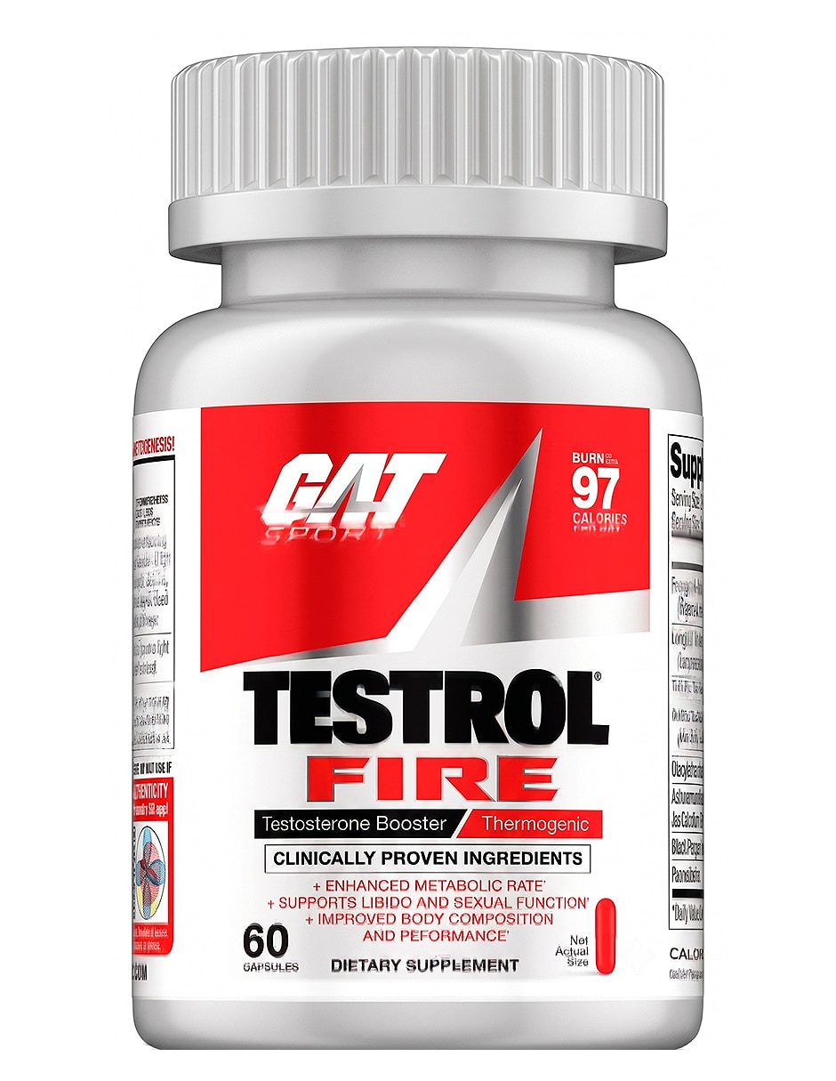 Testrol fire 60 caps con Tribulus Terrestris Fruit 2