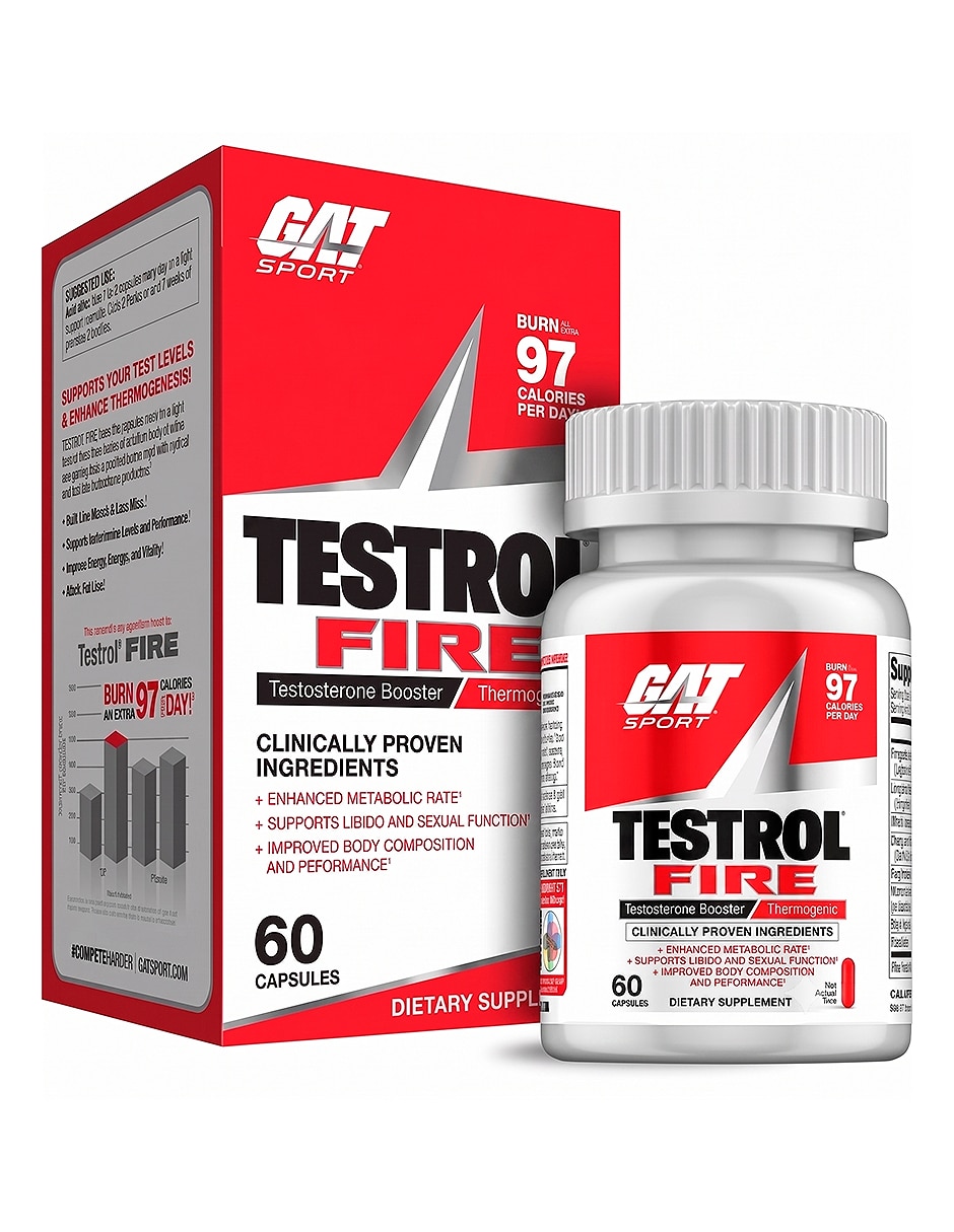 Testrol fire 60 caps con Tribulus Terrestris Fruit 4