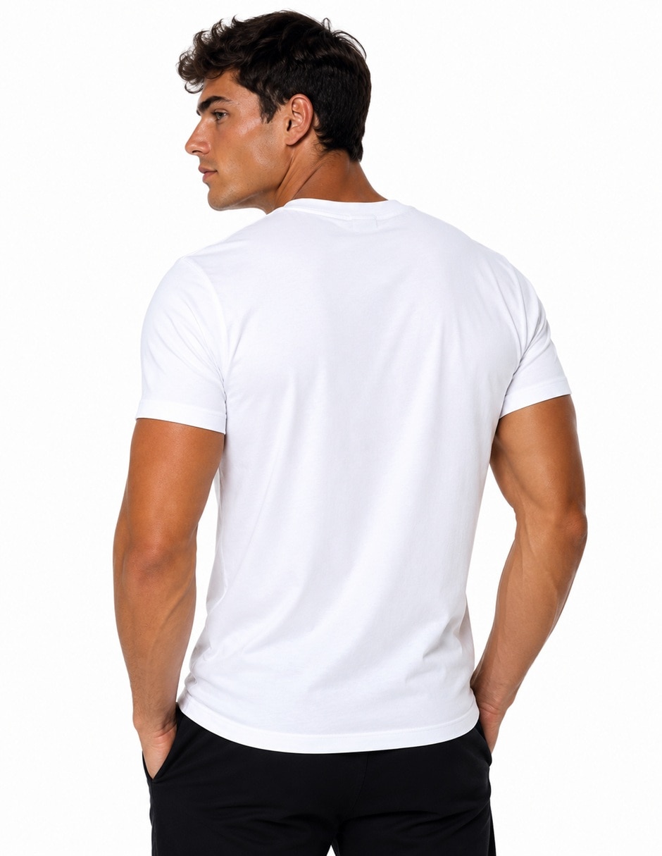 Playera Calvin Klein 4RB295G-110 cuello redondo para hombre