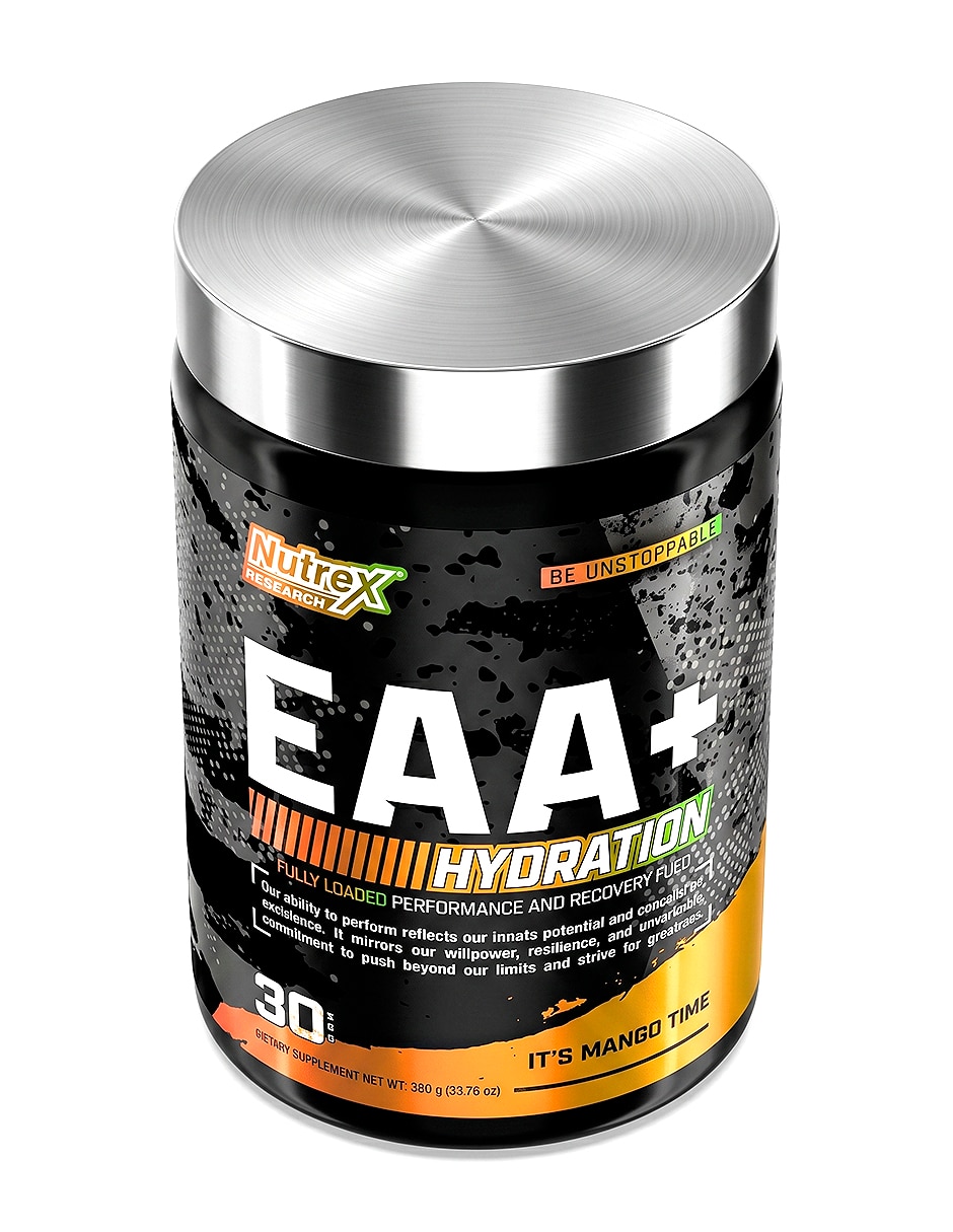 Eaa+ hydration: Muscle Recovery & Enhanced Hydration Nutrex con Aminoácidos sabor mango