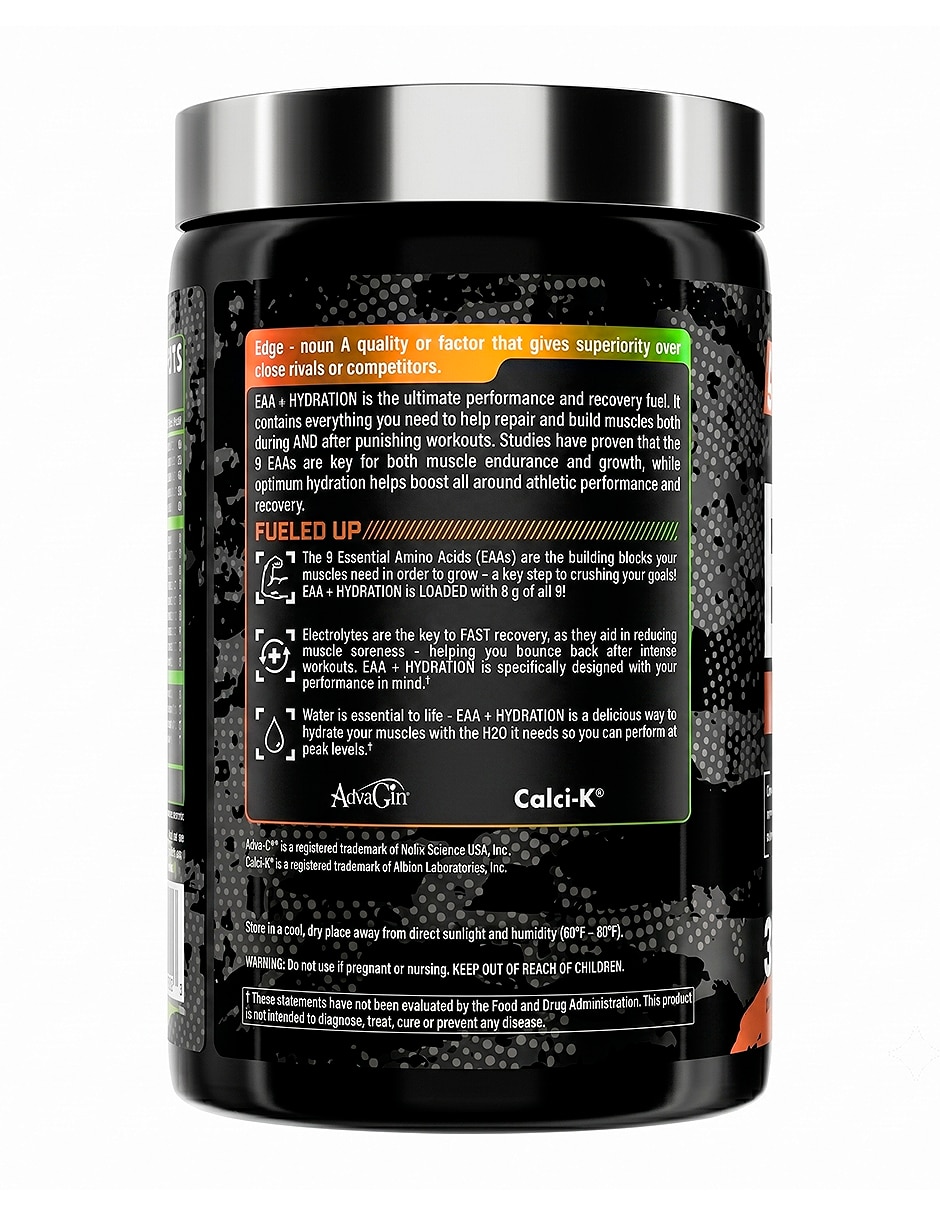 Eaa+ hydration: Muscle Recovery & Enhanced Hydration Nutrex con Aminoácidos sabor mango