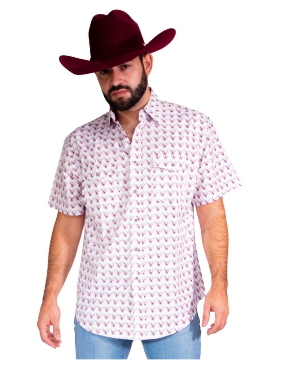 Camisa casual Icy Denver manga corta para hombre