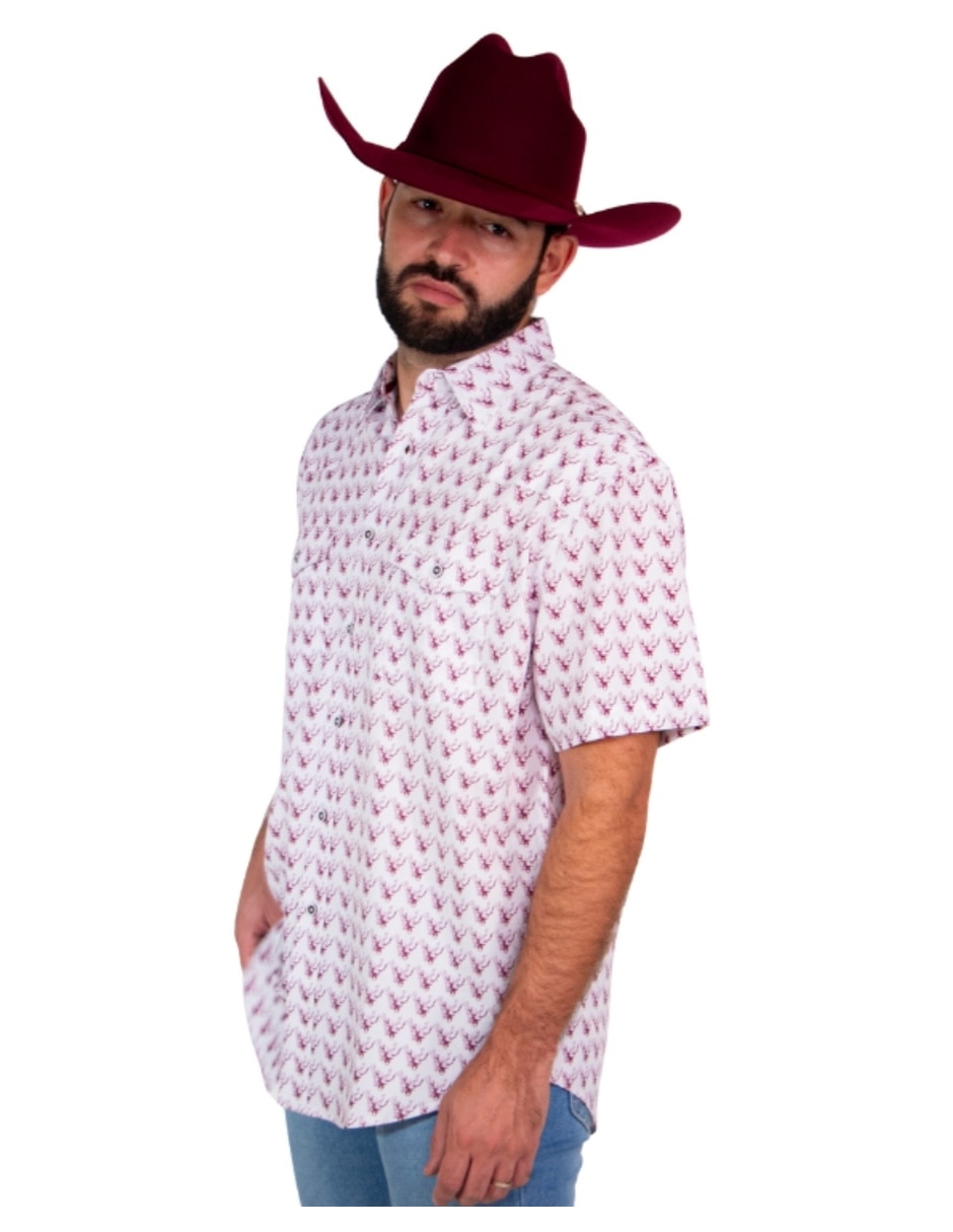 Camisa casual Icy Denver manga corta para hombre