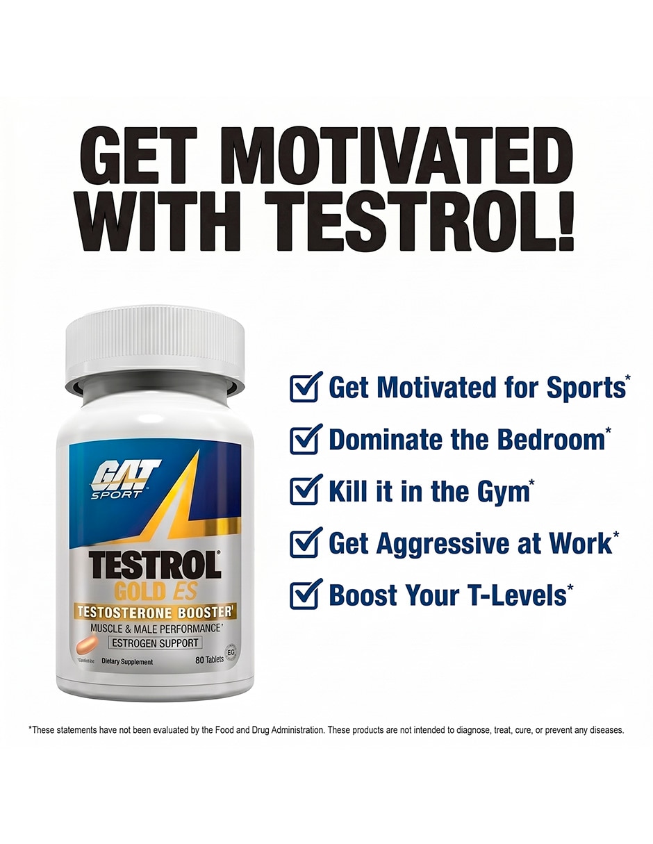 Suplemento Gat Sport Testrol Gold ES 60 comprimidos con semilla de Fenogreco 4