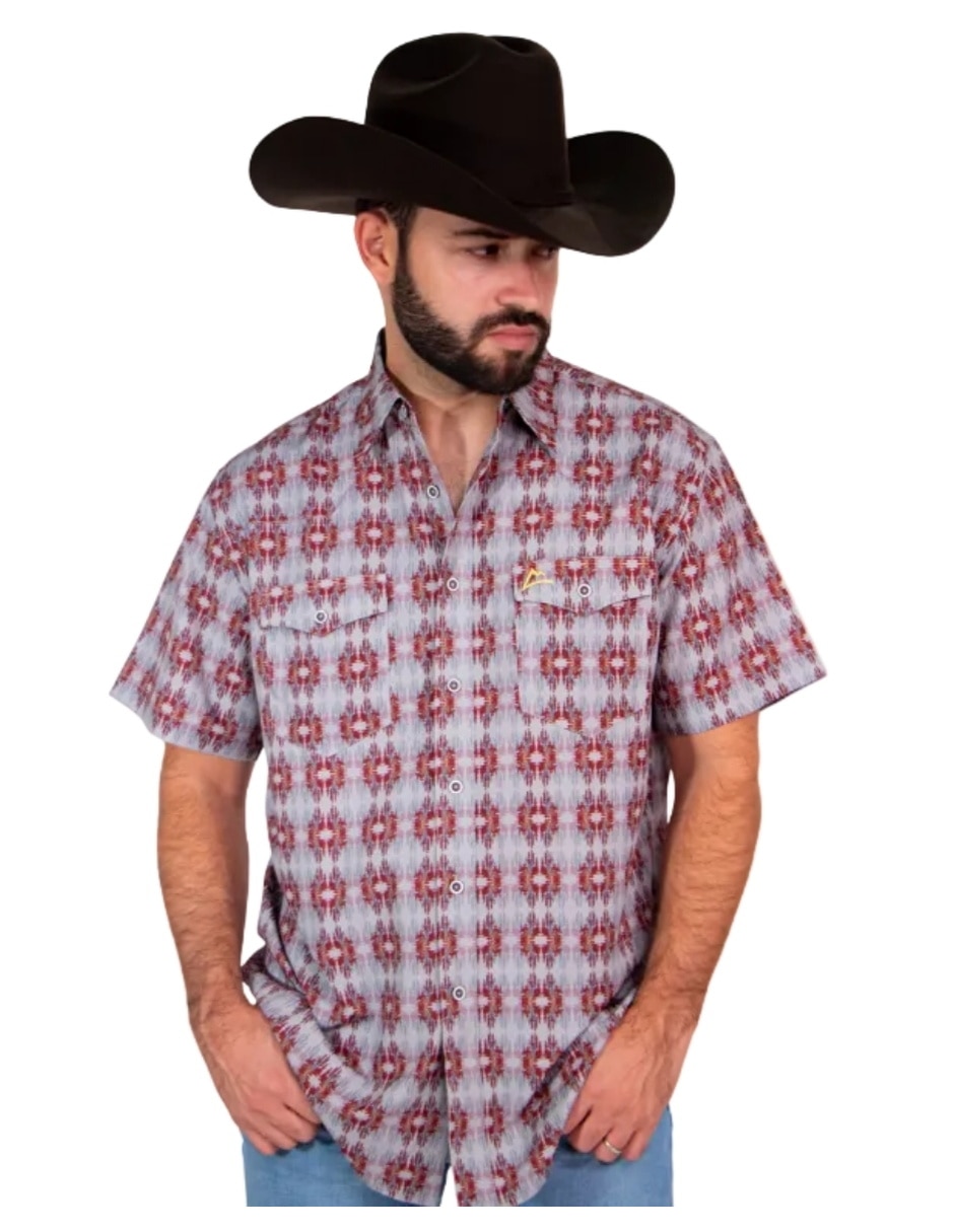 Camisa casual Icy Denver manga corta para hombre