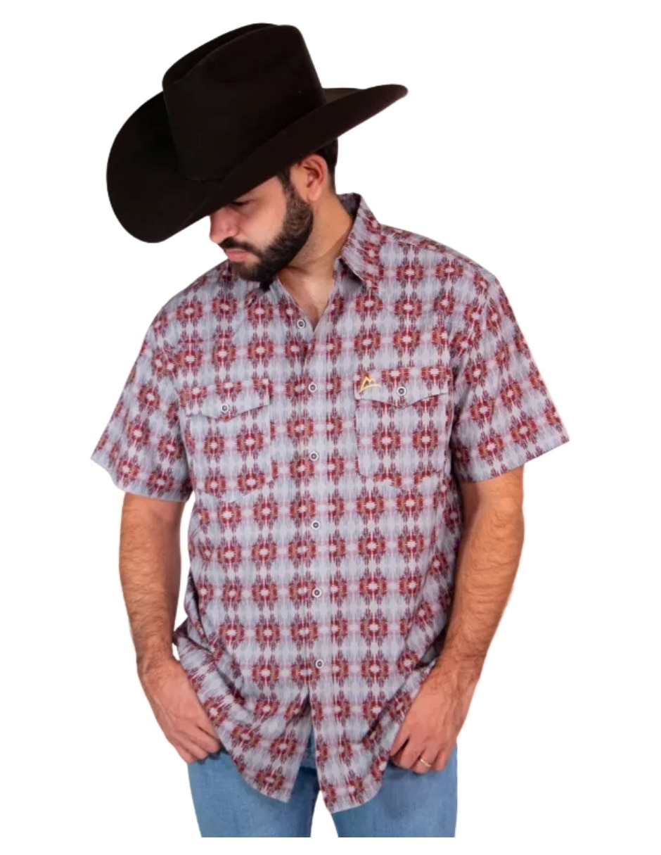 Camisa casual Icy Denver manga corta para hombre