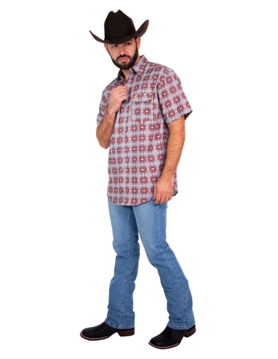 Camisa casual Icy Denver manga corta para hombre