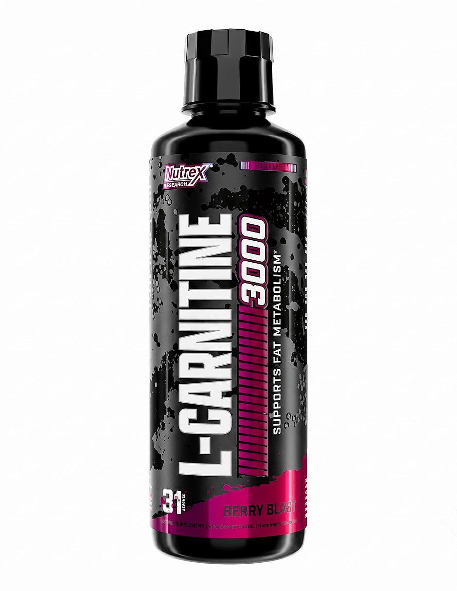 Liquid l-carnitine 3000 31 Serv Berry Nutrex sabor frutos rojos