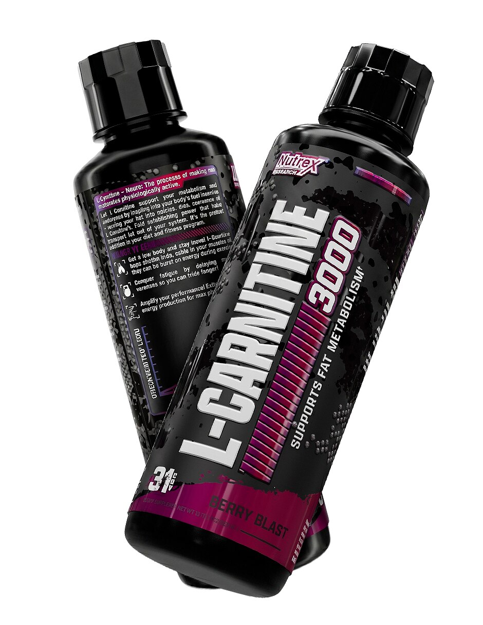Liquid l-carnitine 3000 31 Serv Berry Nutrex sabor frutos rojos