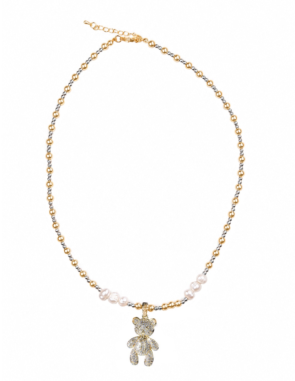 Collar con dije de oso Yoiko Glow