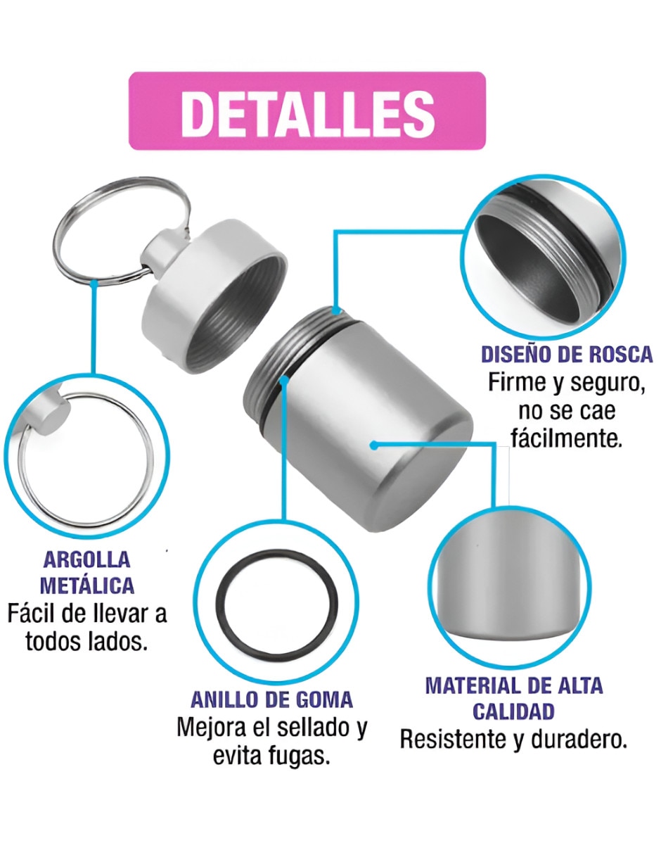 Pastillero Xtellar 7 compartimentos