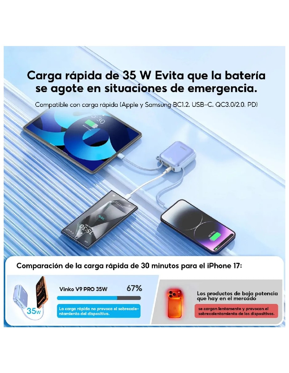 Batería recargable Genérica 10000 mAh