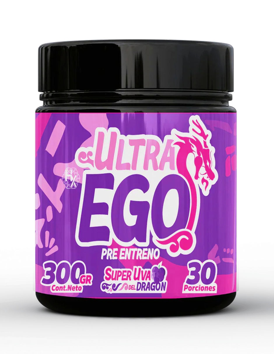 Ultra Ego pre entreno super uva del Dragón Olix con Proteína de 300 g