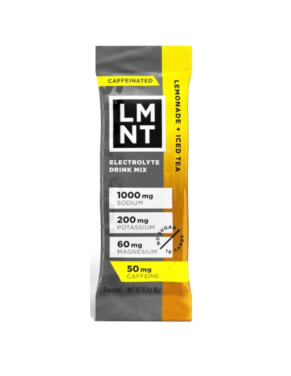 Electrolitos LMNT sin azúcar sabor Te helado de limón con Vitamina D Calcio Zinc Potasio Vitamina C Fosforo Magnesio Cloruro