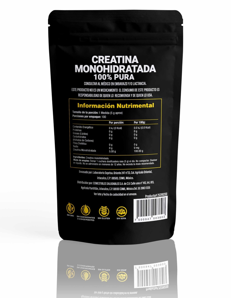 Creatina Monohidratada en Polvo 500 g 2