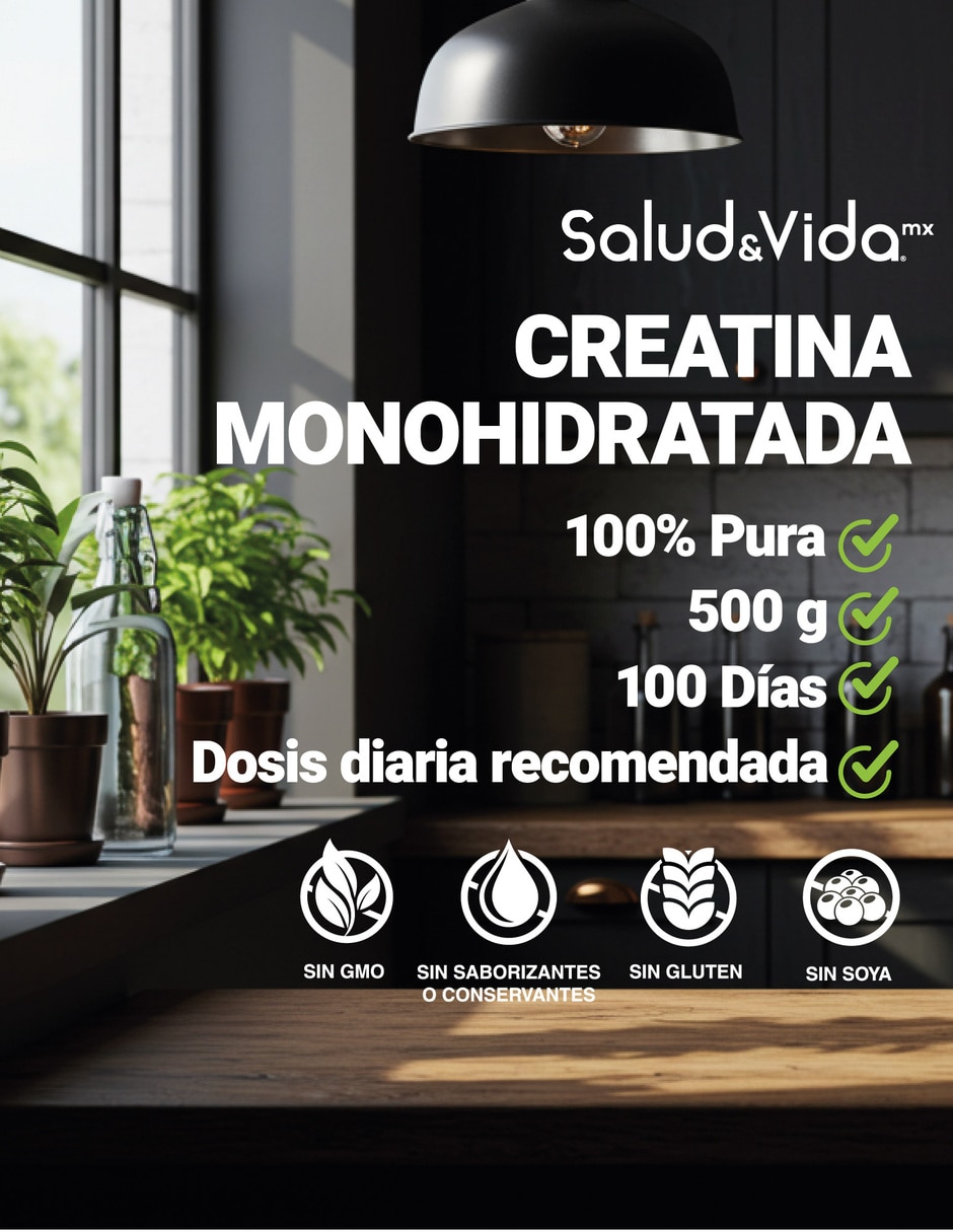Creatina Monohidratada en Polvo 500 g 3