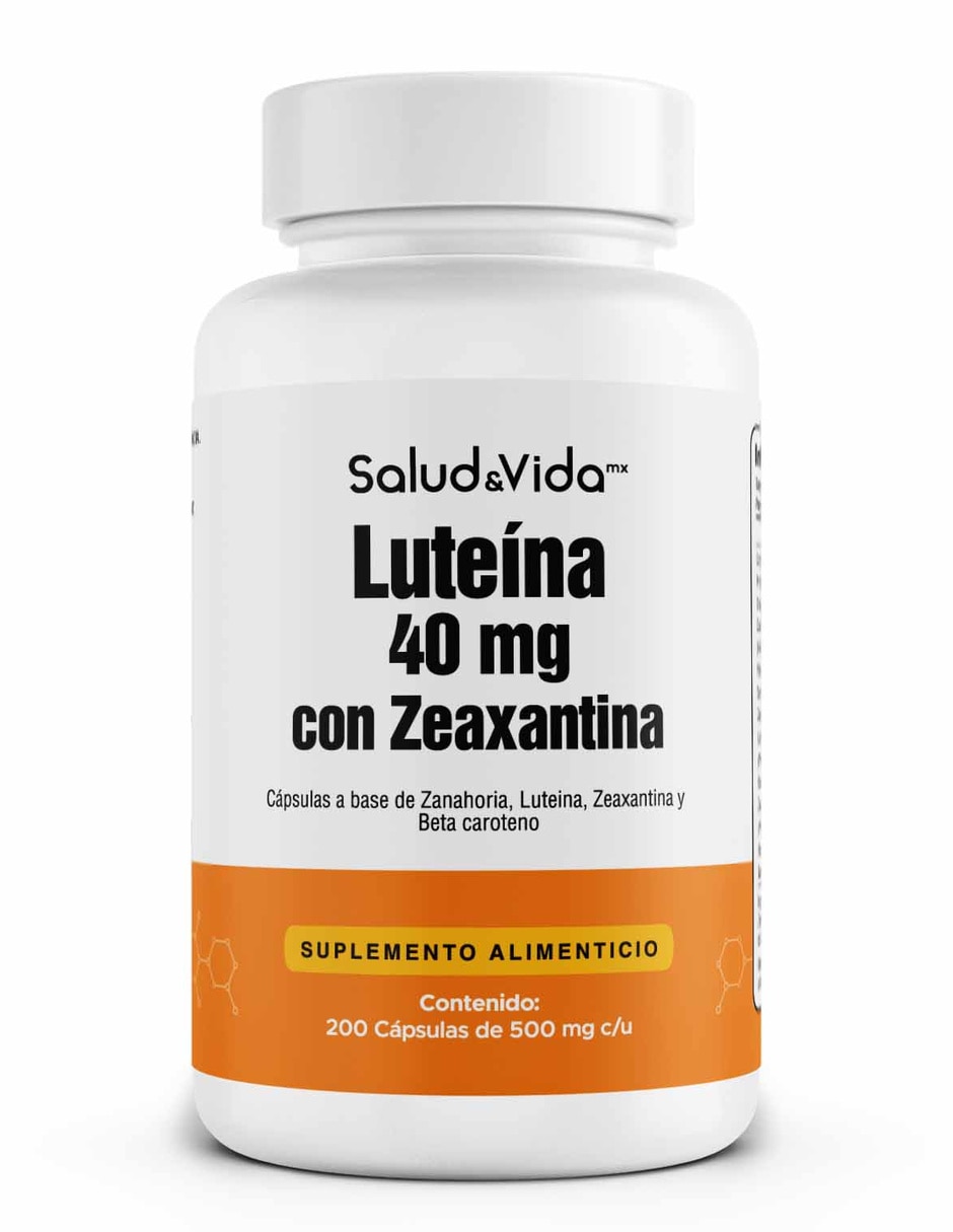 Luteína 40 mg con Zeaxantina 200 Cápsulas Luteína 40 mg con Zeaxantina 200 Cápsulas
