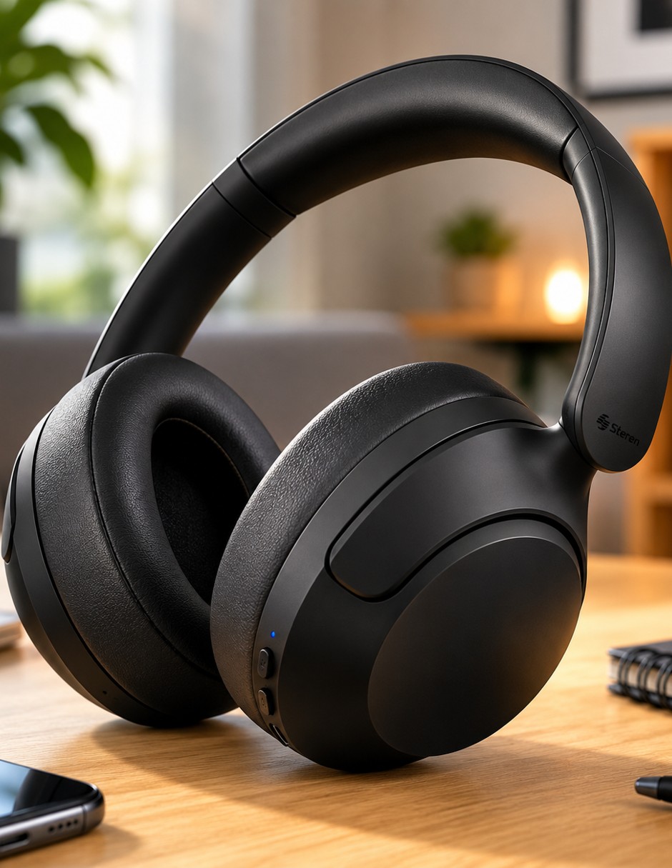 Adífonos Over-ear Steren inalámbricos con cancelación de ruido